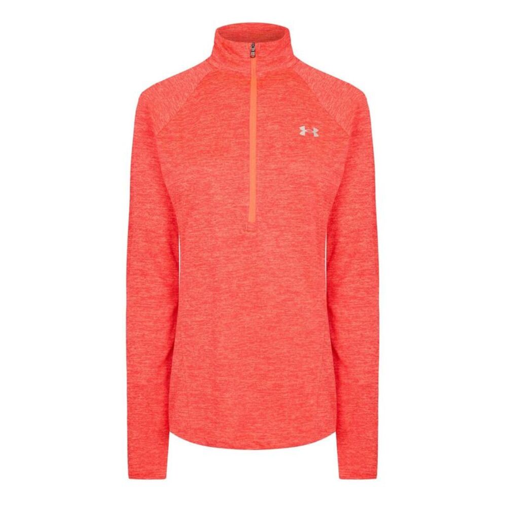 Under Armour Womens/Ladies Tech Textured Half Zip Top / Claret